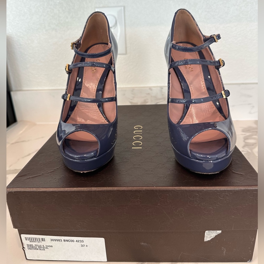 Gucci Patent Leather Platform Mary Jane - Picture 5 of 5